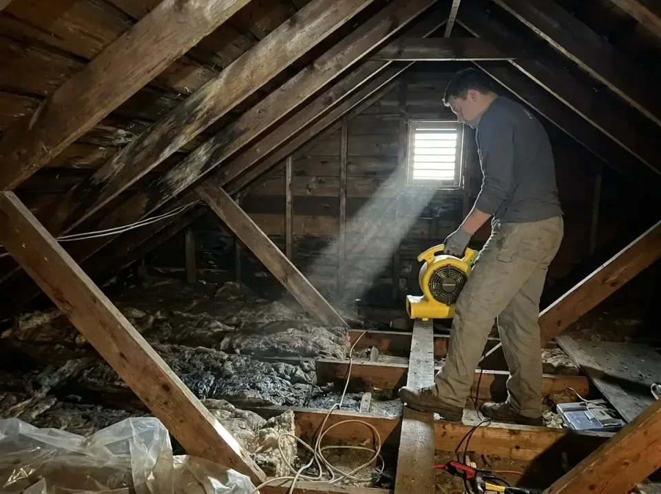 attic-water-damage-drying-proc-007 — frequently asked questions, Emergency Water Extraction & 24/7 Flood Response in Lavon,…